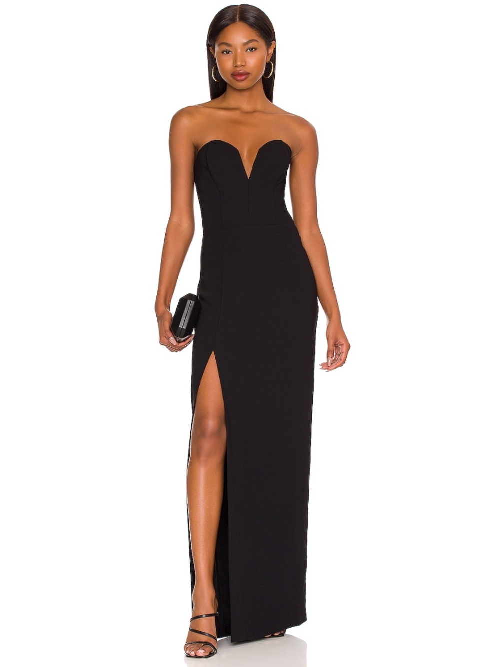 Amanda Uprichard Cherri Gown in Black